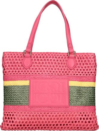 La Carrie Tassen.. Fuchsia - Dames - Shoppers - Roze - ONE Size - Leer - Tassen