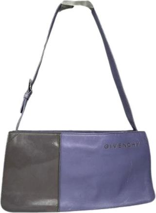 Givenchy Pre-owned Leren Schoudertas - Dames - Vintage Schoudertas - Paars - ONE Size - Leer - Vintage