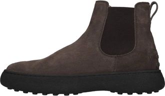 Tod's Chelsea W.g. Boot - male - Tods - Chelsea Boots - Brown - 10 UK - Shoes