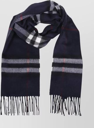 Burberry cashmere check scarf