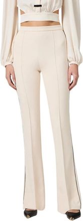 Elisabetta Franchi Donna, Pantaloni, Bianco, S, new
