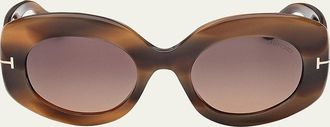 Tom Ford Claudette 51MM Oval Sunglasses