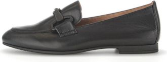 Gabor 85.211.27 Slip-on - Dames - Loafers - Zwart - 39 1/2 EU - Leer - Schoenen