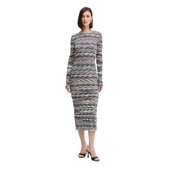 Missoni Vestido Midi de Lana - Dresses - Mujer - Multicolor - M