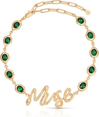 Ettika Muse Choker Necklace in Green at Nordstrom