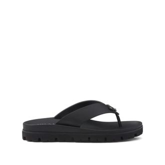 Prada Flip Flops, male, Black, Size: 12 US Rubber Thong Sandals