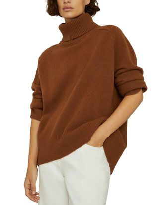 Reiss Eliza Wool & Cashmere-Blend Roll Neck Jumper