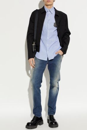 Dolce & Gabbana Slim Jeans, Mens, Navy Blue