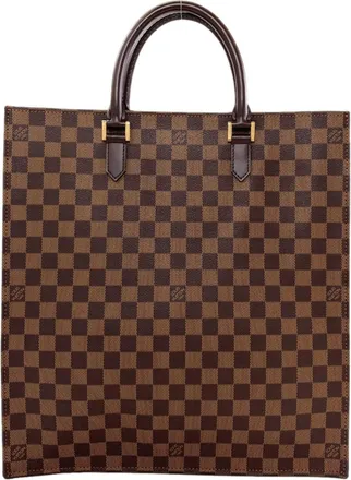Louis Vuitton Damier Damier Canvas Ebene Damier Canvas Tote Bag (Pre-Owned)