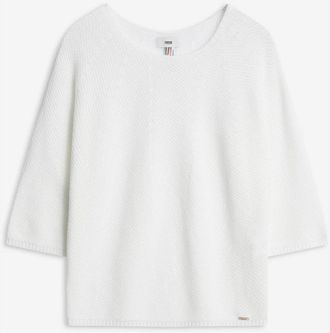 Cinque Blouses - Dames - Ronde hals truien - Wit - L - Truien & Vesten