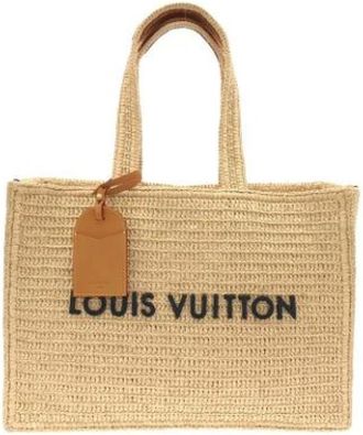 Louis Vuitton Pre-owned Raffia louis-vuitton-bags - Dames - Vintage Shopper - Beige - ONE Size - Vintage