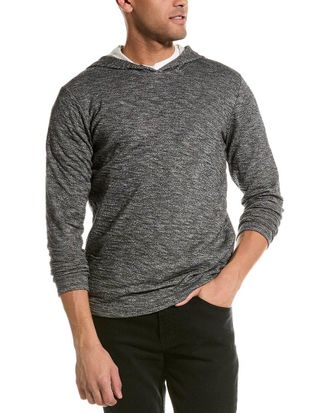 Vince Double Face Hooded Shirt