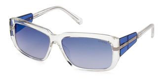 Guess GU00090 27X Mens Sunglasses Clear Size 60