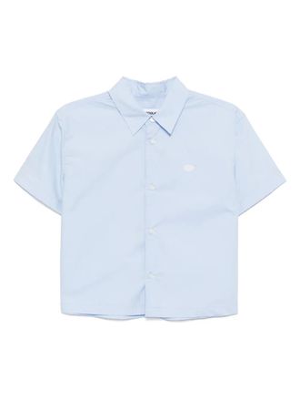 Chocoolate Camicia con logo ricamato - Blu