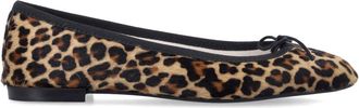 Repetto Schoenen, Dames, Veelkleurig, 38 EU, Katoen, Luipaardprint Ballerinas Bruin