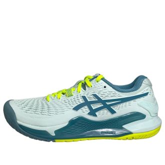 Asics (WMNS) ASICS Gel Resolution 9 Wide Soothing Sea Gris Blue 1042A226-400