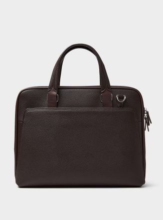 Le 31 Mens Minimalist faux-leather case