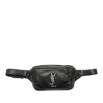 Saint Laurent Pre-owned Saint Laurent Smooth Calfskin Monogram Belt Bag Ladies QETDLT408I5DLH0A
