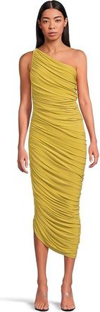 Norma Kamali Diana Gown Womens Dress Asparagus : MD (Womens 6), Polyester/Spandex