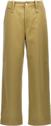 Burberry Beige Cotton Trousers