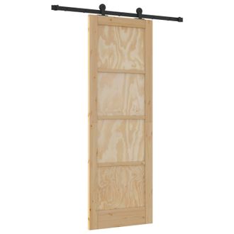 vidaXL Puerta Corredera Orkdal Natural 73,5 X 211 Cm Vidaxl