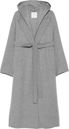 Sportmax Hooded Belted Coat