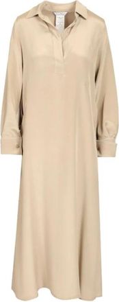 Max Mara Kleedjes, Dames, Beige, XS, Shirt Kleedjes