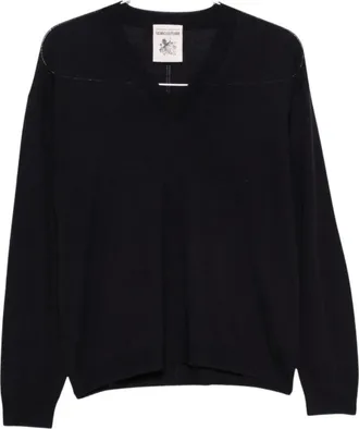 Semicouture Donna, Maglie, Blu, M, new