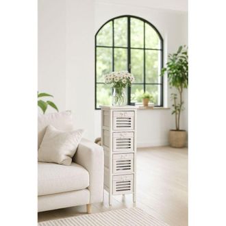 Regalos Miguel Muebles Auxiliares - Cajonera Estrecha Kirota 4 Cajones