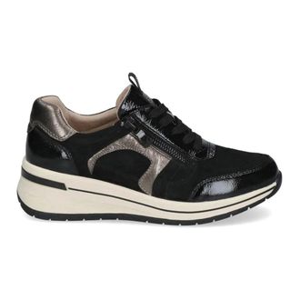 Caprice Schoenen, Heren, Zwart, 39 EU, Leer, Sneakers