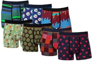 Unsimply Stitched 7-Pack Assorted Stretch Cotton Trunks in Blue Green at Nordstrom Rack, Size Xx-Large