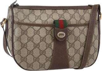 Gucci Pre-owned Vintage Crossbody Tas - Dames - Vintage Schoudertas - Beige - ONE Size - Vintage