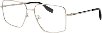 Karl Lagerfeld Optisch - Heren - Brillen - Grijs - 56 MM - Accessoires