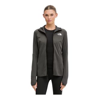 The North Face Bolt Polartec Hoodie - Dames - Outdoor shirts - Grijs - S - Polyester - Fitness