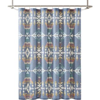 Pendleton Diamond Peak Shower Curtain in Blue at Nordstrom
