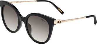 Chopard Smoke Gradient Cat Eye Ladies Sunglasses SCH405S 0700 52