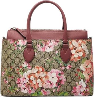 Gucci Pre-owned Handbags, female, Multicolor, Size: ONE SIZE Pre-owned GG Blooms PVC Handbag