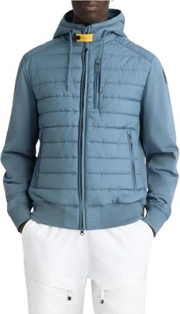 Parajumpers Ivor Hooded Jacket - Heren - Winterjassen - Blauw - 2XL - Katoen - Jassen