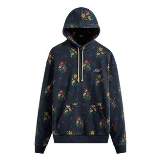 Kith Begonia Floral Williams III Hoodie Nocturnal KHM030295-413
