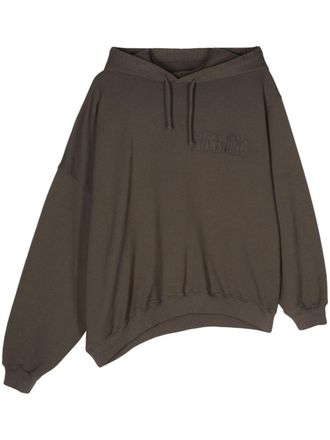 Magliano Hoodie met geborduurd logo - Bruin