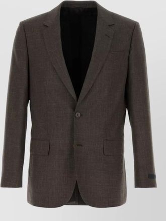HUGO BOSS wool blend blazer tailored long sleeves