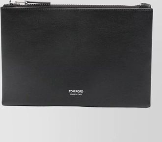 Tom Ford grain leather wallet wrist strap detail