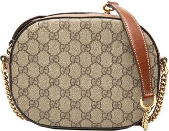 Gucci Pre-owned Gucci Mini GG Supreme Chain Crossbody Ladies OC78YB5SO4TBJ7JM