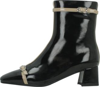 Noa Harmon Botin Casual Serena - Dames - Laarzen met Hak - Zwart - 39 EU - Leer - Schoenen