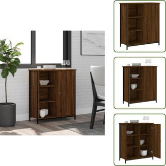 vidaXL Credenza decorativa - vidaXL Credenza Rovere Marrone 70x30x80 cm in Legno Multistrato - Credenza per casa