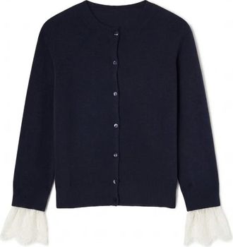 Motivi Cardigan in misto cashmere - - Knitwear - Donna - Blu - M