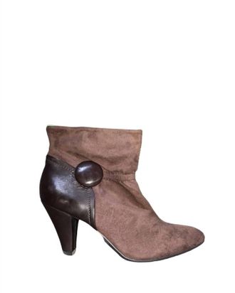 Madeline Womens Cinderella Ankle Boot In Coffee Bean