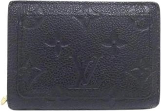 Louis Vuitton Pre-owned Tri-fold Portemonnee - Dames - Vintage Accessoires - Zwart - ONE Size - Leer - Vintage