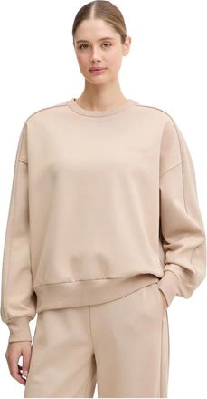 Guess Octavia Sweatshirt - Dames - Sweatshirts - Beige - M - Polyester - Hoodies & sweatvesten