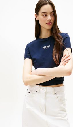 Tommy Jeans T-shirt met korte mouwen en ronde hals